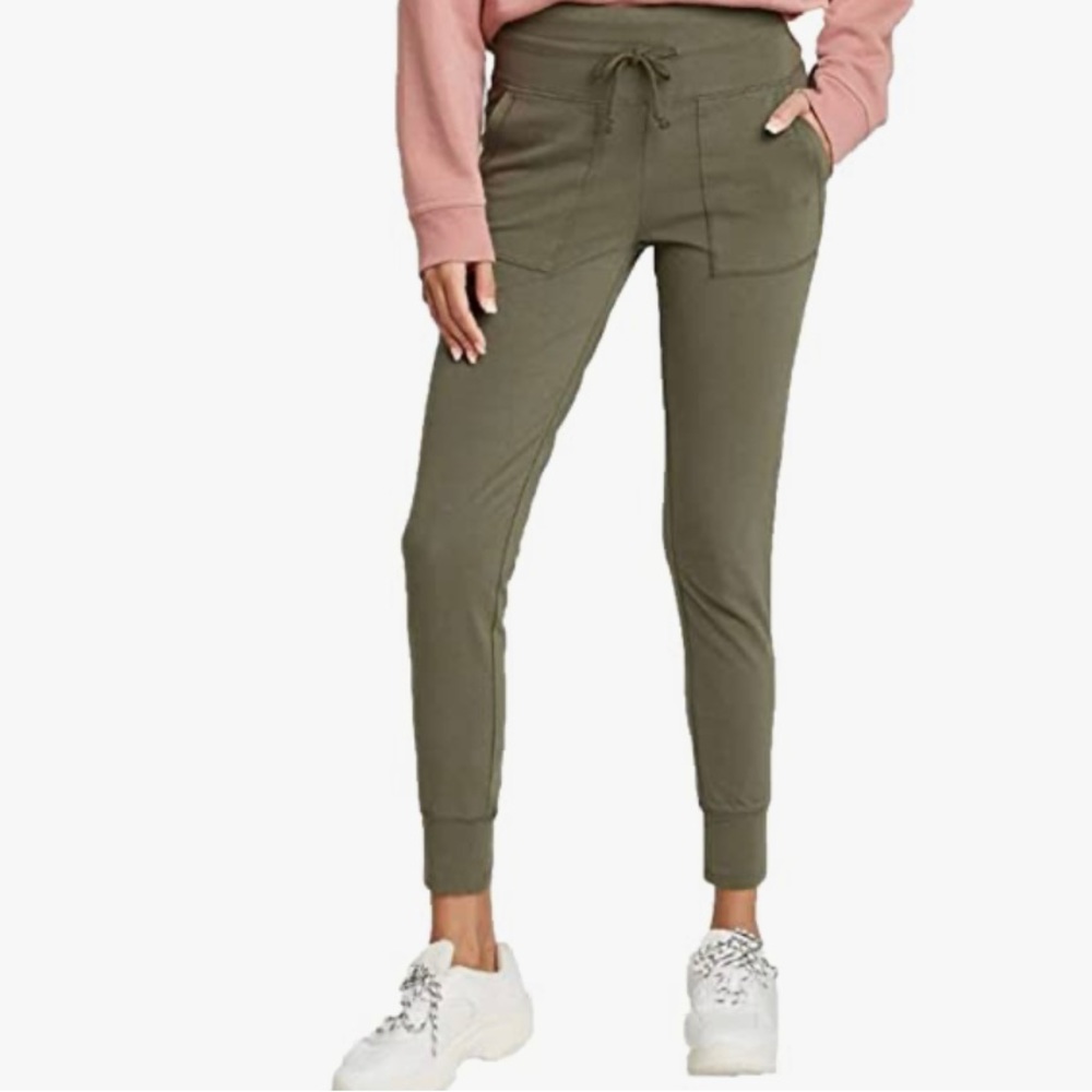 Wild Fable Olive Green High Waisted Joggers